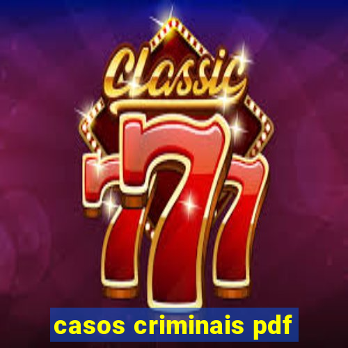 casos criminais pdf